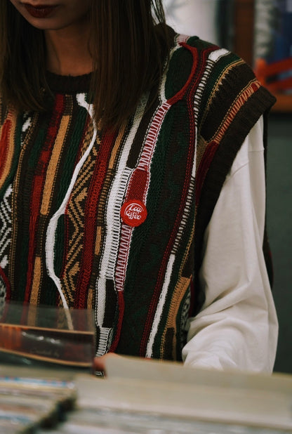 retro knit vest