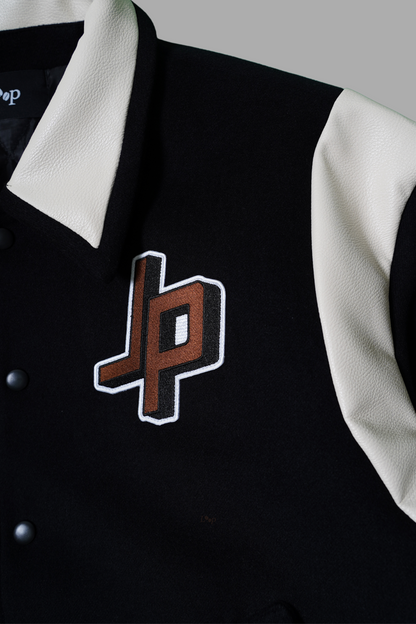 LOOP LEATHER STADIUM JACKET